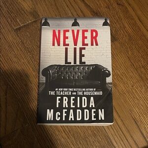 Never Lie - Striking Black and White Cover